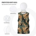 thumbnail image 3 of Honeii Camouflage Rabbit print basktball shirt for men and women, Unisex basketball jersey for Theme party-Small, 3 of 6