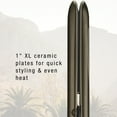thumbnail image 7 of Conair Wild Primrose Professional 1" Ceramic Flat Iron Hair Straightener, Brown, Model CS650, 7 of 7