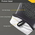 thumbnail image 4 of WOORNIGOJIN Silicone Oven Mitts 7pcs Set, Heat Resistant Black Mitts with Mini Gloves and Pot Holder for Baking Cooking, 4 of 6