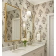 thumbnail image 3 of S4Sassy Peel And Stick Wall Covering, Motif Bouquet Print Removable Wall Wrap - White Mural For Vintage Farmhouse Decor, Bathroom, Laundry Room - Self-Adhesive Removable Wallpaper Vinyl (25"X 240"), 3 of 9