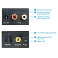 thumbnail image 4 of 96KHz Digital to Analog Audio Converter, Optical to Analog L/R RCA Converter, for Toslink Optical to Jack Adapter, 4 of 8