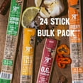 thumbnail image 3 of Righteous Felon Meat Sticks Variety pack - Grass-Fed Beef - Low Sugar, High Protein Snack, 24-pack, 3 of 9