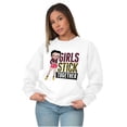 thumbnail image 3 of Betty Boop Girl Power Stick Together Women Plus Size Sweatshirt Brisco Brands 3X, 3 of 5