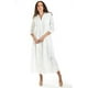 thumbnail image 1 of Vestido camisero bordado Roman Fahion /Juvenil, 003 (Blanco) blanco M, 1 of 5