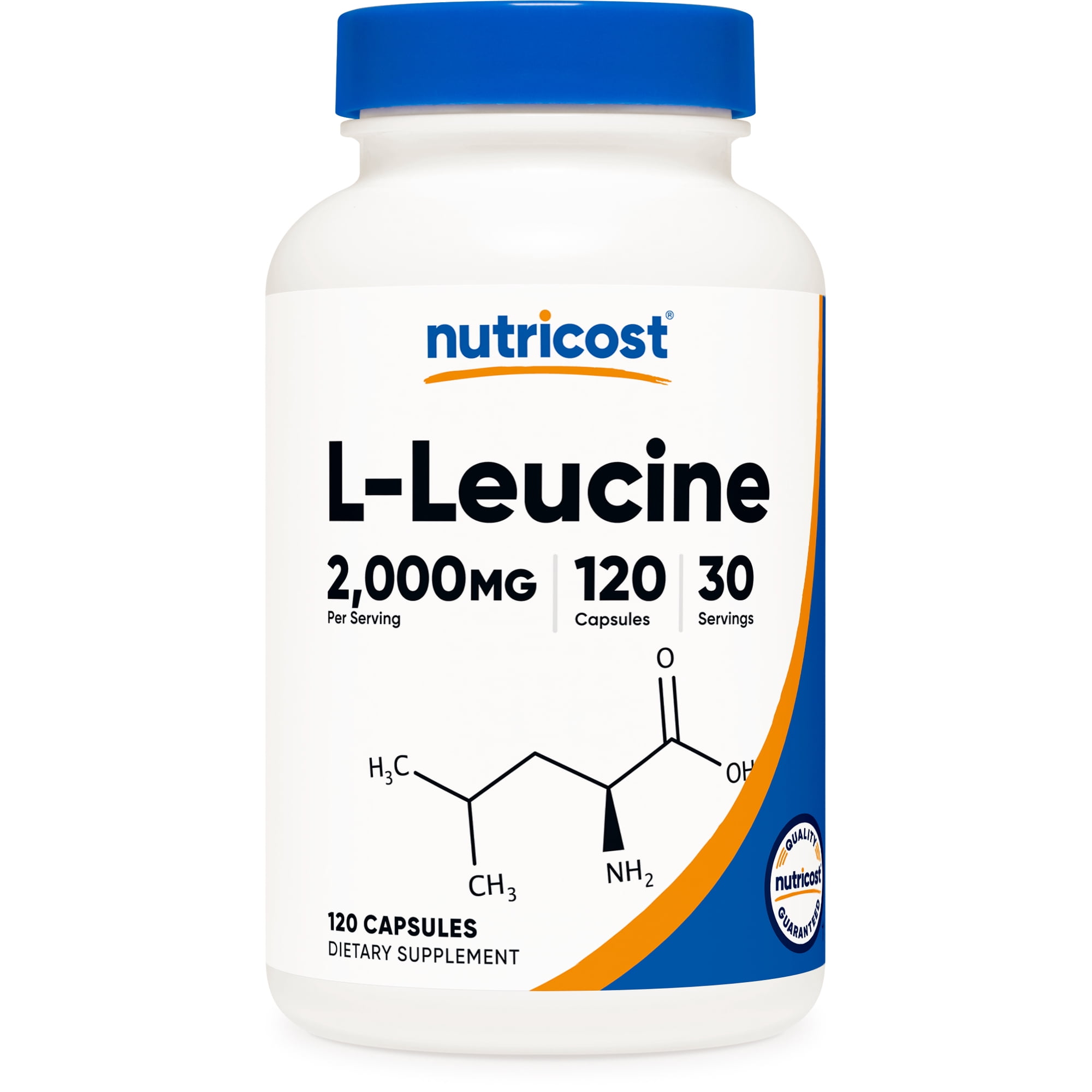 Nutricost L-Leucine 2,000mg Supplement, 120 Vegetarian Capsules, 30 Servings