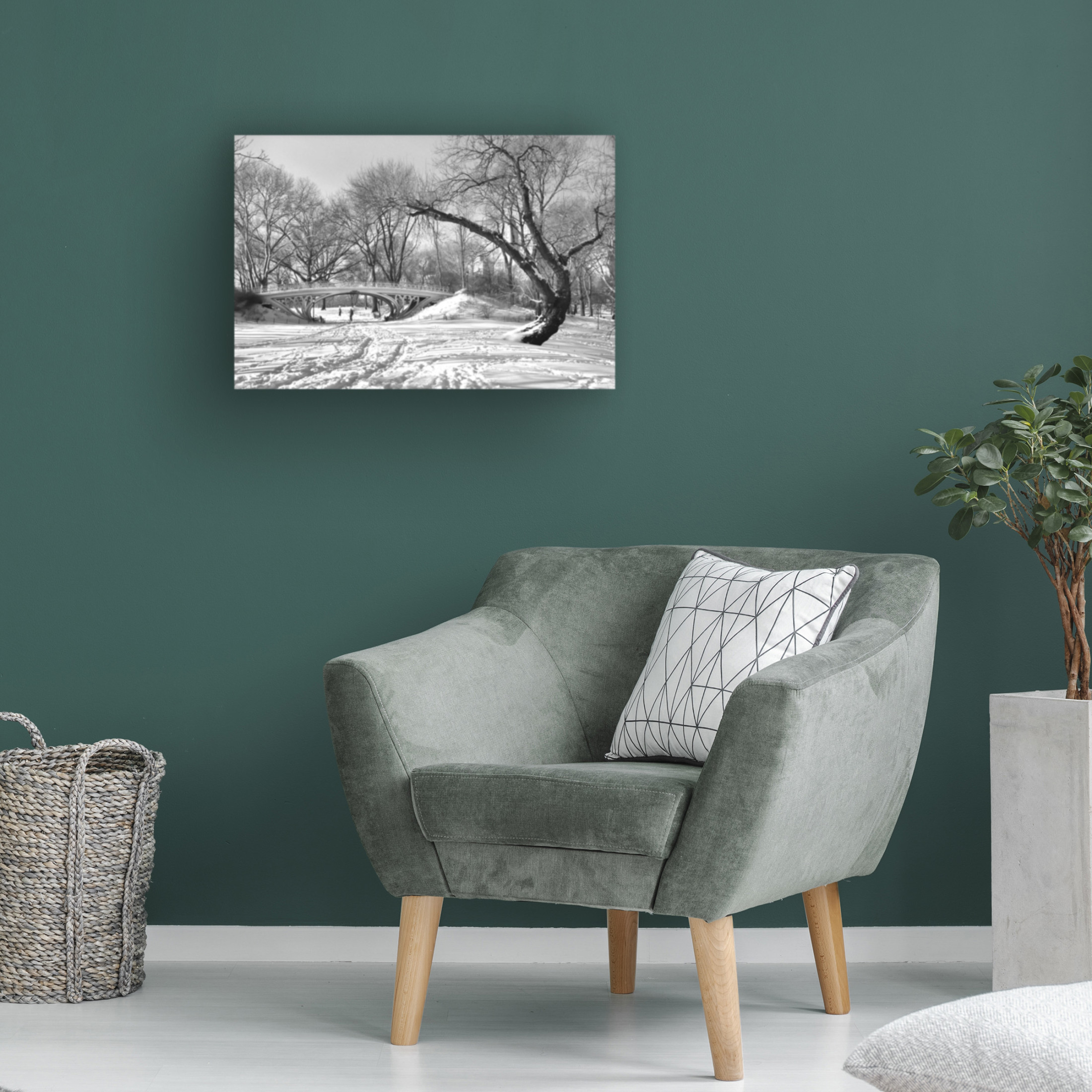 Canvas Wall Art - Mariuca Brancoveanu 'Symbiosis' Wall Art for Living Room, Bedroom, or Office D?cor by Trademark Fine Art - 32 x 22 Inches