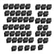 thumbnail image 2 of 250 Piezas de Clip de Plástico Negro para Etiquetas de Alimentos, Reutilizable, para Bandeja de Comida, para Buffet, 2 of 8