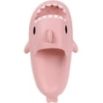 thumbnail image 6 of Women's Shark Slippers Men Summer House Pillow Sandals Indoor and Outdoor Kids Bedroom Open Toe Animal Cute Non-slip Cloud Shower Spa Shoes, 6 of 7