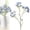 Blue, variant on Artificial Single Stem Fabric Flower Lifelike Faux Floral Spray For Vase Wedding Home Decor