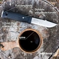 thumbnail image 4 of Morakniv Garberg Sandvik Stainless Steel Full-Tang Fixed-Blade Survival Knife With Sheath, 4.3 Inch, 4 of 5
