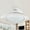 White, variant on Cusp Barn 42" Retractable Ceiling Fan with Lights and Remote Control Modern 3-blade LED Ceiling Light