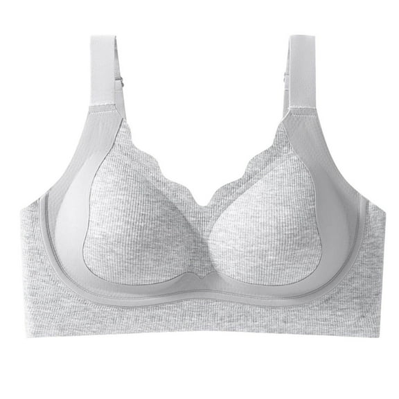 Ohufall Womens Wireless Bras No Underwire Push Up Bra Comfort Seamless Supportive Full Coverage Everyday Bras