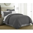 thumbnail image 2 of Gray 3 Piece Duvet Cover Set Full/Queen, by Simply Soft, 2 of 2