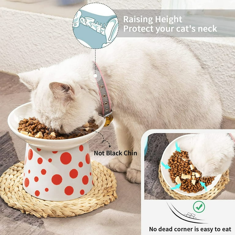 Buy Ergonomic Cat Feeding Bowls @ $22.99 - FREE SHIPPING