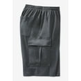 thumbnail image 4 of KingSize Men's Big & Tall Lightweight Jersey Cargo Shorts, 4 of 4