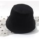 thumbnail image 3 of Sombrero de pescador unisex ZHAOCHENG sombrero de sol gorra de playa ala ancha plegable negro, 3 of 5