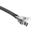thumbnail image 1 of Cable Tidy Spiral Wrap, 2.5 m - Black, 1 of 5