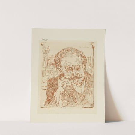 Portrait of Dr Gachet - Vincent Van Gogh Artwork - livingroom bedroom office dining room - 8x12 - High Quality Wall Art Poster Print Decor - UNFRAMED