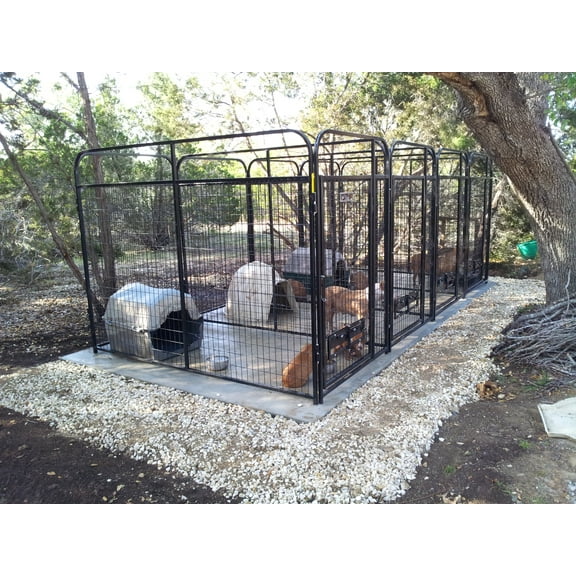 K9 Kennel Multiple 4' X 6' Dog Kennel-Run Full Stalls