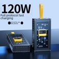 thumbnail image 4 of Banco de energía transparente para exteriores de carga súper rápida, 50000 mAh, gran capacidad, múltiples salidas, energía móvil, 4 of 4