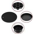thumbnail image 2 of Carbon Steel Air Fryer Accessories Cake Basket Bread Rack for Home BBQ 7inch, 2 of 8