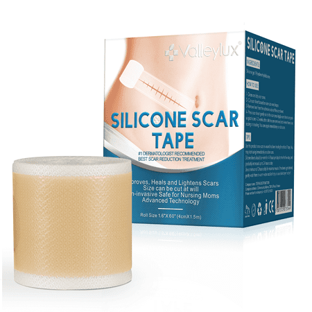 Spring Savings!SEFUDUN 1.6" x 60" Medical Grade Silicone Scar Sheets