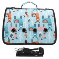 thumbnail image 1 of Bolsa de transporte plegable para exteriores, Animal PEQUEÑO, hombro, gato, cachorro, 8 orificios, bolsa de mano, Alpaca azul claro, 1 of 5