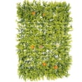 thumbnail image 5 of Panel de pared artificial con hojas artificiales, decoración de pared con fondo de plantas verdes, 5 of 5