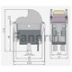 thumbnail image 2 of For sw7a table saw onoff toggle switch replacemen for 48910500 1343759 400060680002 drill press, 2 of 5