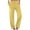 Yellow, variant on Chbgutlmr Pants for Women High Waist Ruched Solid Color Loose Fall Casual Athletic Trousers with Pockets