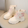 thumbnail image 2 of YLYL Cute Boots with Zipper for Girls Comfortable Non Slip Indoor Outdoor Travel Winter Snow Boot, 2 of 6