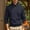 Navy, variant on Mens Quarter Zip Pullover Sweaters Mock Neck Slim Fit Lightweight Pullover Waffle Knit Casual Polo Sweater