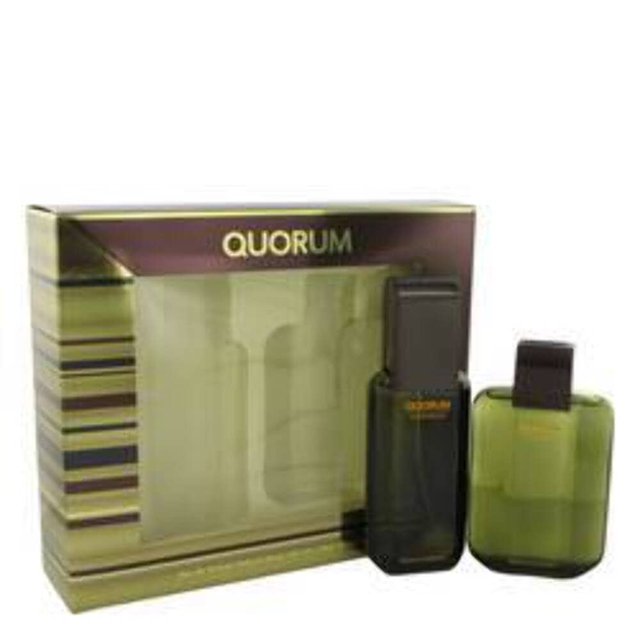 Set de regalo de perfume Antonio Puig Quorum para hombre