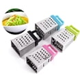 thumbnail image 1 of PEACNNG Multi-function Vegetable Slicer 4 Sides, Stainless Steel Grater Cutter Shredder Mill Fruit Potato Peeler Kitchen Tools set of 4, 1 of 5