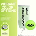 thumbnail image 2 of Pelotas de pádel AMA SPORT Master Yellow Tube x8, 2 of 7