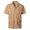 Coffee, variant on Bcfgryg Mens Spring And Summer Fashion And Leisure Dongfeng Pocket Button Lapel T Shirt Short Sleeve Shirt Stretch Comfort Men's Shirts