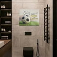 thumbnail image 2 of Soccer Inspirational Wall Art Soccer Boys Room Pictures Wall Decor Motivational Sports Theme Canvas Print Painting Framed Modern Home Artwork For Dormitory Bedroom Office 20"x16", 2 of 6