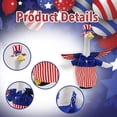 thumbnail image 2 of Patriotic 4th of July Porch Goose Outfits, Red Blue American Flag Lawn Goose Clothes Fits 23 Inch Cement Plastic Statue for 250th Anniversary Independence Day Outdoor Garden Yard Patio Decor, 2 of 12