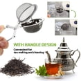 thumbnail image 2 of 6Pcs Tea Infuser Loose Leaf Tea Snap Ball Tea Strainer Spoon Stainless Steel Tea Filter Steeper with Handle, 2 of 2