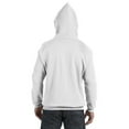 thumbnail image 2 of Hanes Unisex Ecosmart Pullover Hooded Sweatshirt - WHITE - 5XL, 2 of 3