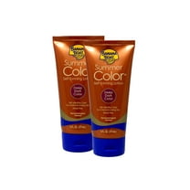 2 Pack Banana Boat Summer Color Self-Tanning Lotion, Deep Dark Color 6oz Each
