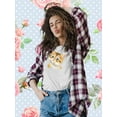 thumbnail image 2 of Two Cute Kittens T-Shirt Women -Kayomi Harai Designs, Female Large, 2 of 4
