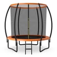 thumbnail image 1 of Gymax 12FT Recreational Trampoline w/ Ladder Enclosure Net Safety Pad Outdoor, 1 of 9