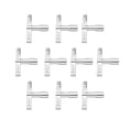 thumbnail image 4 of 10 piezas de repuesto de llave de afinador de tambor, teclas de velocidad de movimiento continuo, afinador de llave de tambor estilo T perfke Teclas de tambor, 4 of 9