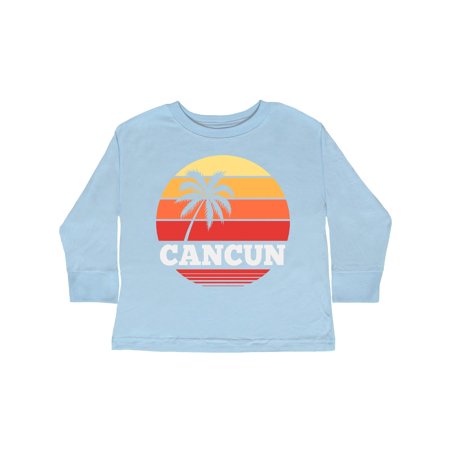 

Inktastic Cancun Mexico Vacation Trip Gift Toddler Boy or Toddler Girl Long Sleeve T-Shirt