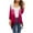 Red, variant on Cardigan for Women's Plus Size Summer Dressy 3/4Sleeve Fashion Comfortable Pockets Printing Cardigan Top Blouse Party Up to 65% off