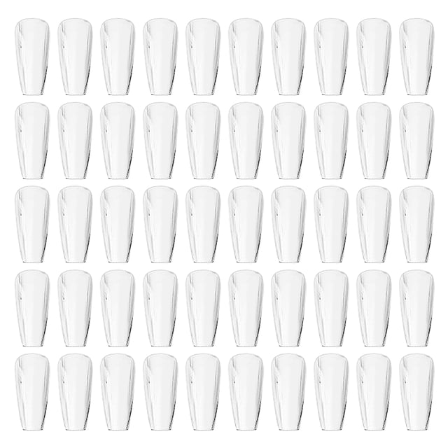 Clear Fake Nails Comfortable Fit Well Full Cover False Nail Portable 500pcs For Salon ANGGREK Otros