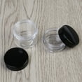 thumbnail image 4 of 6 envases de plástico vacíos transparentes Boday con tapa negra, para muestras, de 10, 15 y 20 gramos, para cosméticos, sombras de ojos., 4 of 7