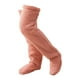thumbnail image 2 of Calcetines hasta la para mujer, medias peludas para dormir en casa, cálidas, súper suaves, hasta el muslo, para el hogar y la sala de 90cm Salvador  Calcetines largos y peludos, 2 of 10