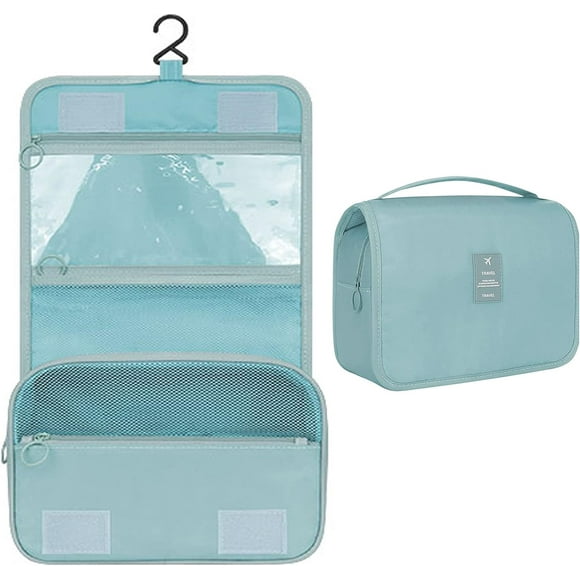 Premium Toiletry Bag for Women Hanging Makeup Bags Organizer Travel Bag for Toiletries Cosmetic Bag Waterproof Shower Bathroom Bag with Sturdy Hook